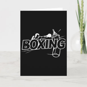 Boxningsfighters Boxning Kickboxning Boxningsälska Kort