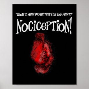 Boxningsfilm entusiast Anatomi Biologistudent Te Poster