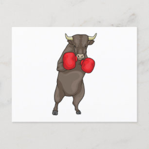 Boxningsglovar för Bull Boxer Vykort