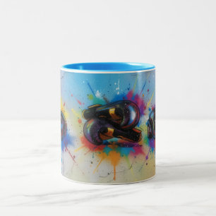 Boxningsgloves Graffiti Style Art Mugg