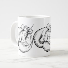 BOXNINGSHANDSKAR SPORTIG DESIGN JUMBO MUGG