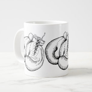 BOXNINGSHANDSKAR SPORTIG DESIGN JUMBO MUGG