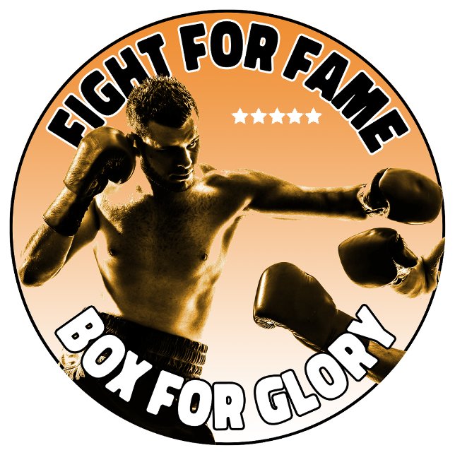 Boxningskamp för berömmelse, boxas för ära t shirt (Skapare uppladdad)