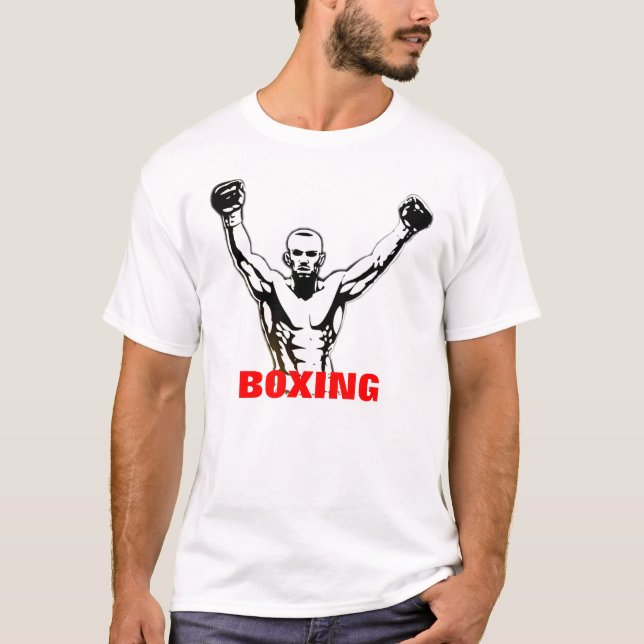 Boxningskjorta T Shirt (Framsida)