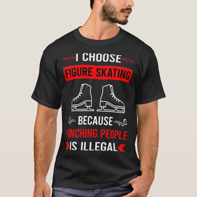 Boxningskonståkning T Shirt (Framsida)