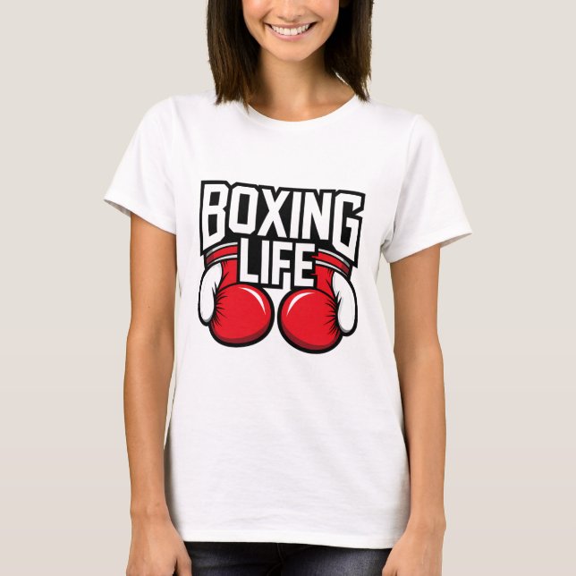Boxningsliv för amatörprofessionella boxare 5  t shirt (Framsida)
