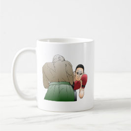 Boxningsmatch Kaffemugg