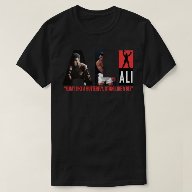 Boxningsmotivationscitat  t shirt (Design framsida)
