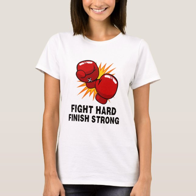 Boxningspresent  t shirt (Framsida)
