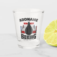 Boxningsring ADD NAME Boxare Gym Speedbag