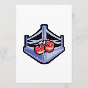 Boxningsring Inbjudningar