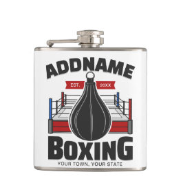 Boxningsring LÄGG TILL NAMN Boxare Gym Speed Bag Fickplunta