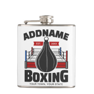 Boxningsring LÄGG TILL NAMN Boxare Gym Speed Bag Fickplunta