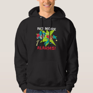 Boxningsväckarklocka Inga Fler Alarm Vakna Hoodie