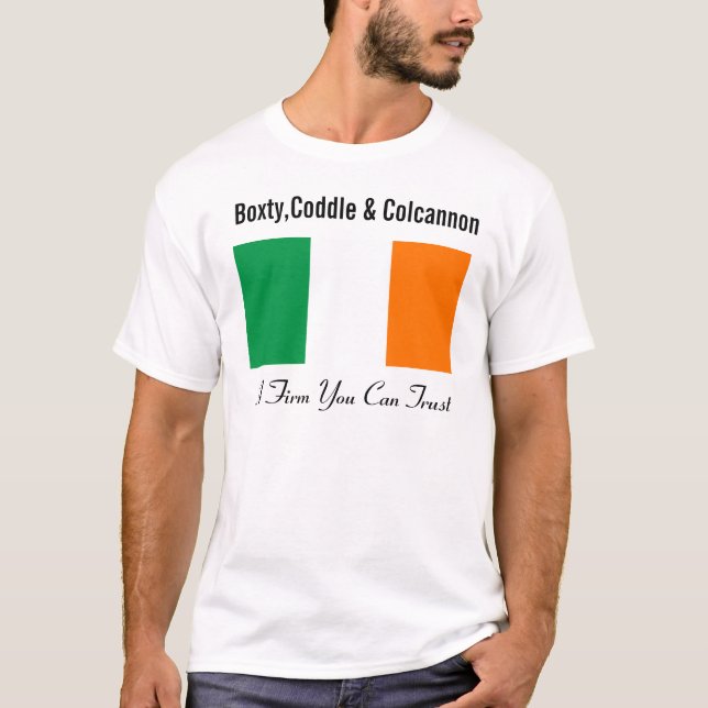 Boxty skämmer bort & Colcannon T-shirt (Framsida)