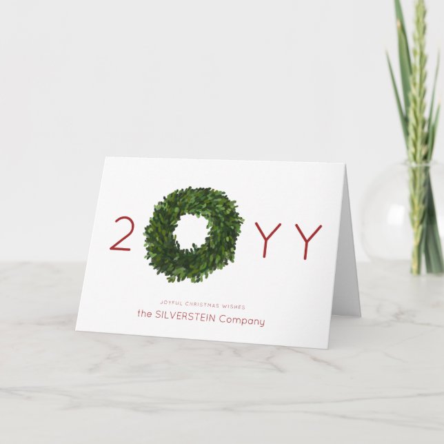 Boxwood God God Jul Helgdag Bolaget Folat Inbjudan (Framsida)