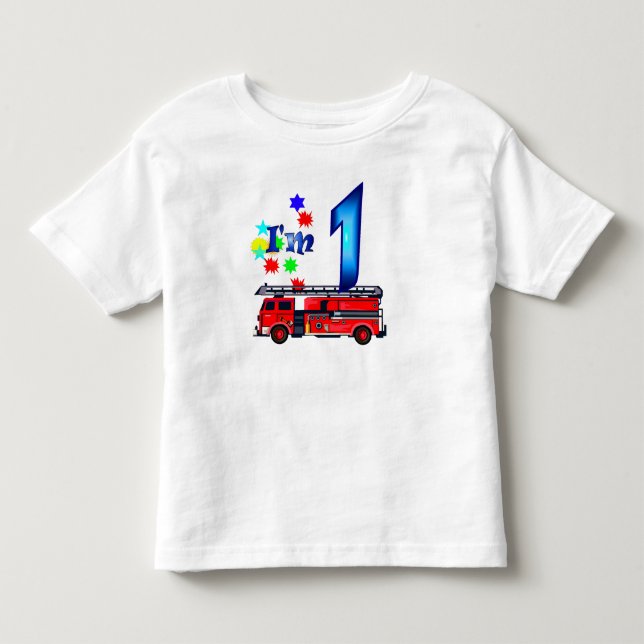Boy 1st-födelsedagsljud t-shirt (Framsida)