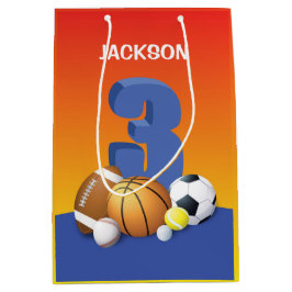 Boy 3rd Birthday Sports Bollar