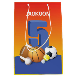 Boy 5 Birthday Sports Bollar