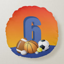 Boy 6e Birthday Sports Bollar