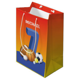 Boy 7:e Birthday Sports Bollar