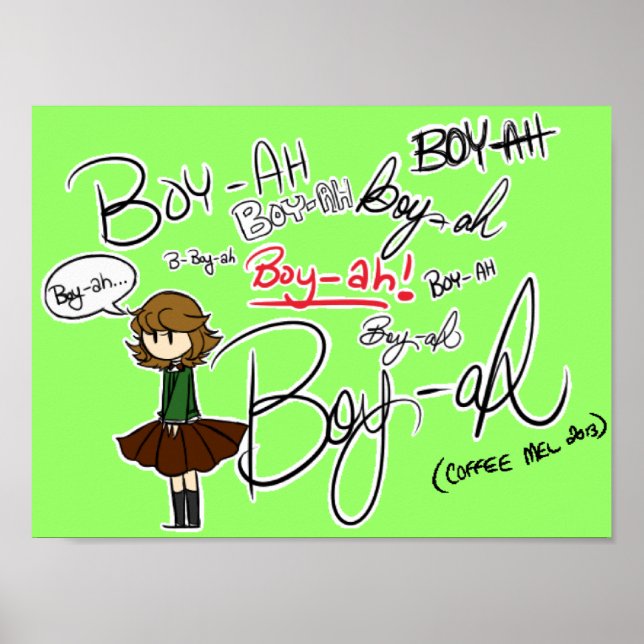 BOY-AH POSTER (Framsidan)
