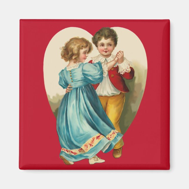 Boy and Girl Dancing Magnet (Framsidan)