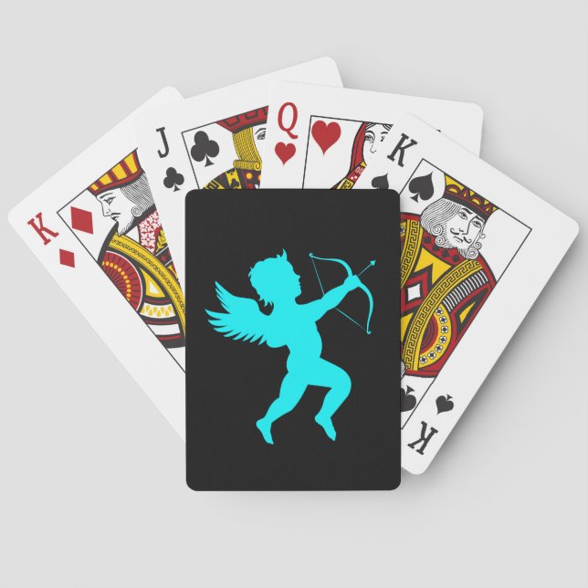 Boy Angel Turcos Black-uppspelningskort Spelkort (Baksidan)