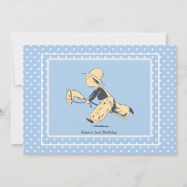 Boy at Play-inbjudan Inbjudningar (Framsida)