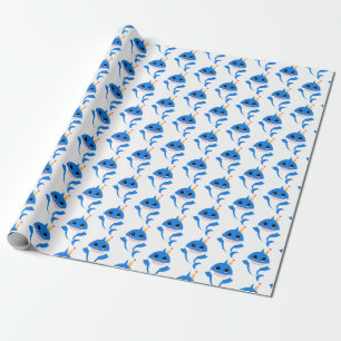 Boy Baby Shark omsluter pappert Presentpapper