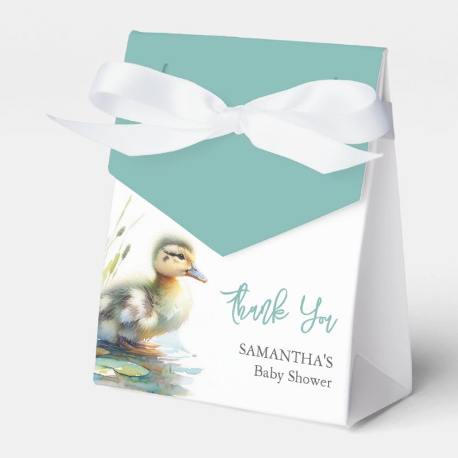 Boy Baby Shower Favor Boxes Baby Anka Theme Presentaskar (Framsidan Sidan)