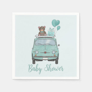 Boy Baby Shower Fiat 500 Pappersservett