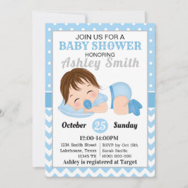 Boy Baby Shower-inbjudan  Inbjudningar