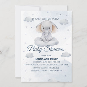 Boy Baby Shower-inbjudan Inbjudningar