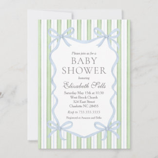 Boy Baby Shower Invitation, Boy baby shower Inbjudningar