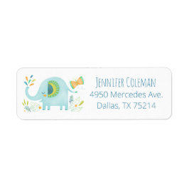 Boy Baby Shower Returadress Returadress Etikett