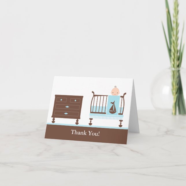 Boy Baby Shower Tack (Framsida)