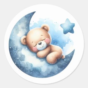 Boy Baby Stickers Runt Klistermärke