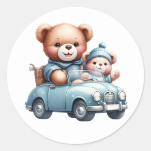 Boy Baby Stickers Runt Klistermärke