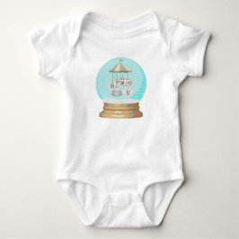 Boy baby vinterglobe yeti snö t shirt