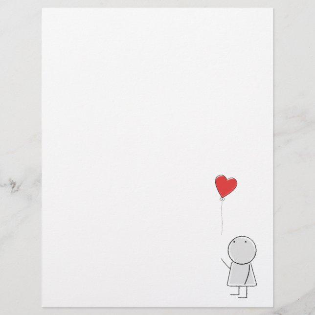Boy & Balloon Letterhead (Framsida)
