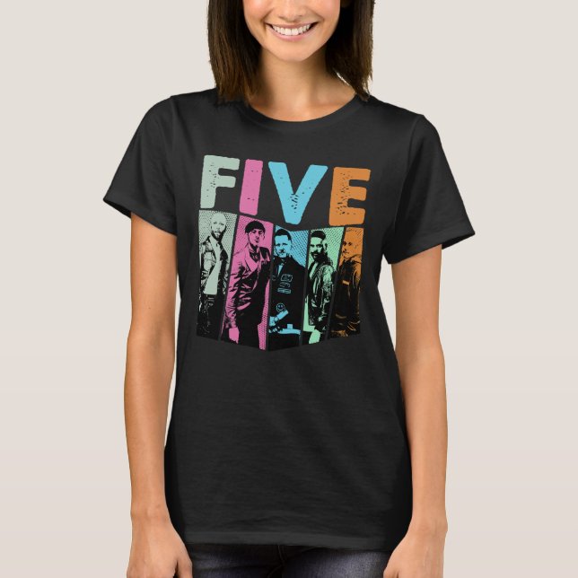 boy band five  t shirt (Framsida)