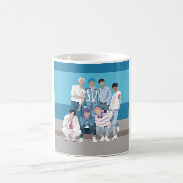 Boy Band T-Shirt Kaffemugg (Center)
