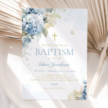 Boy BAPTISM-inbjudan, första inbjudan till kommunf