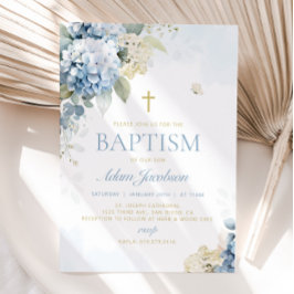 Boy BAPTISM-inbjudan, första inbjudan till kommunf