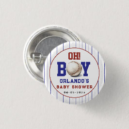 Boy Baseball Baby Shower | Cute Sports Party Knapp