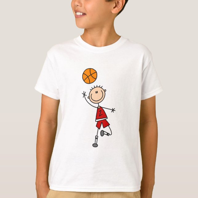 Boy Basketball Player Tshirts och Gifts (Framsida)