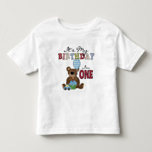 Boy Bear 1:a födelsedag Tshirts och Gifts