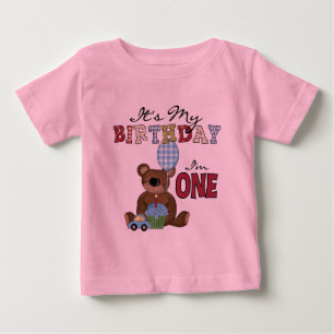 Boy Bear 1:a födelsedag Tshirts och Gifts