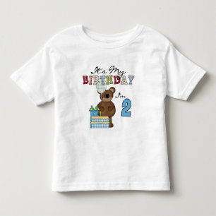 Boy Bear 2:a födelsedagen T-shirts och presenter